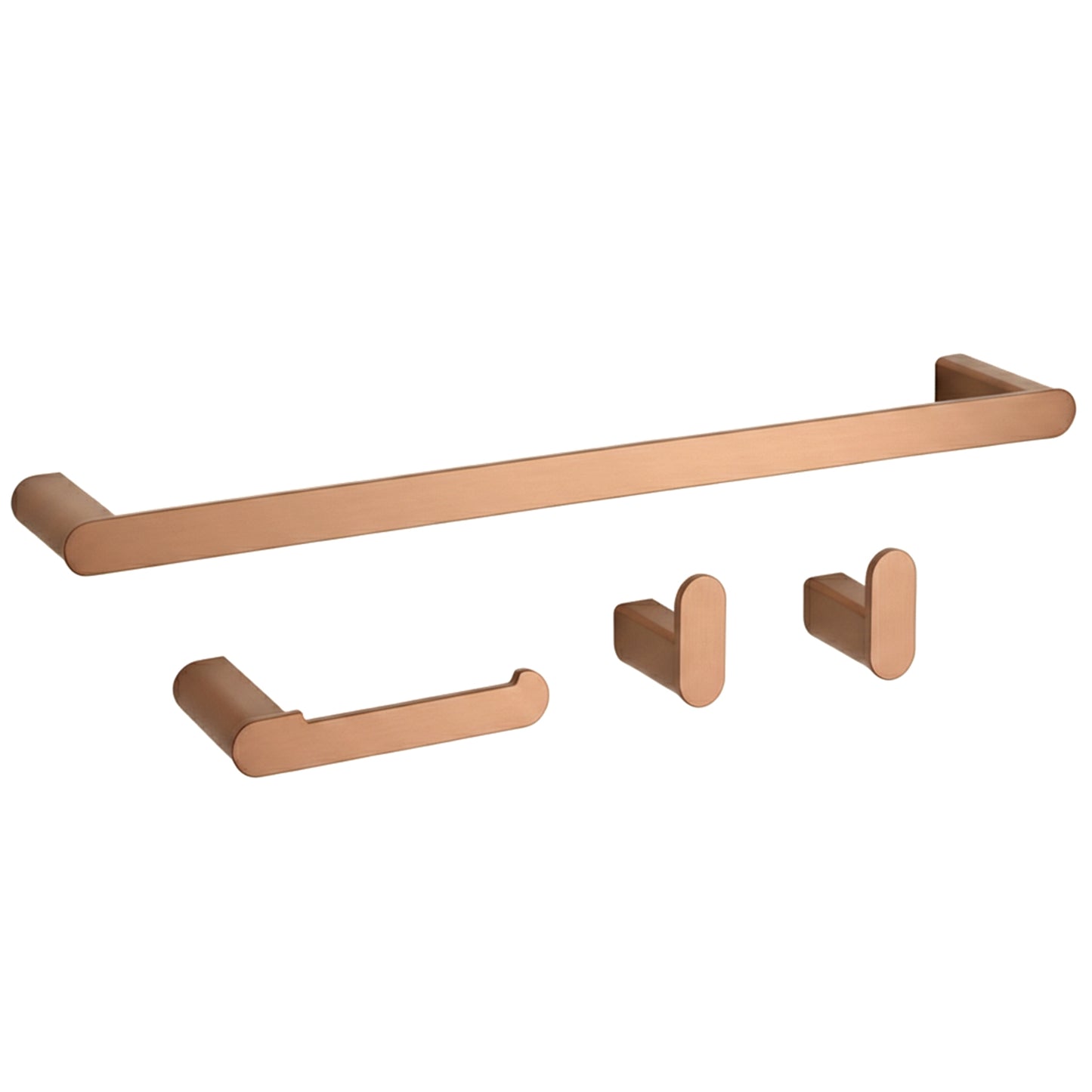 Set Accesorii Pentru Baie Mati Brush Copper 4 Piese  2