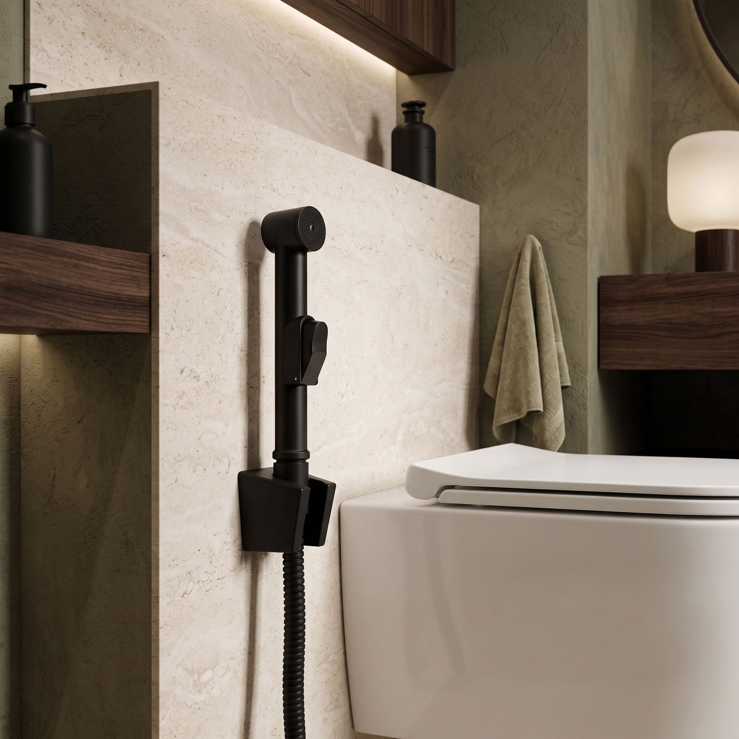 Baterie Lavoar Cu Bidetta Rea Lungo Black 4