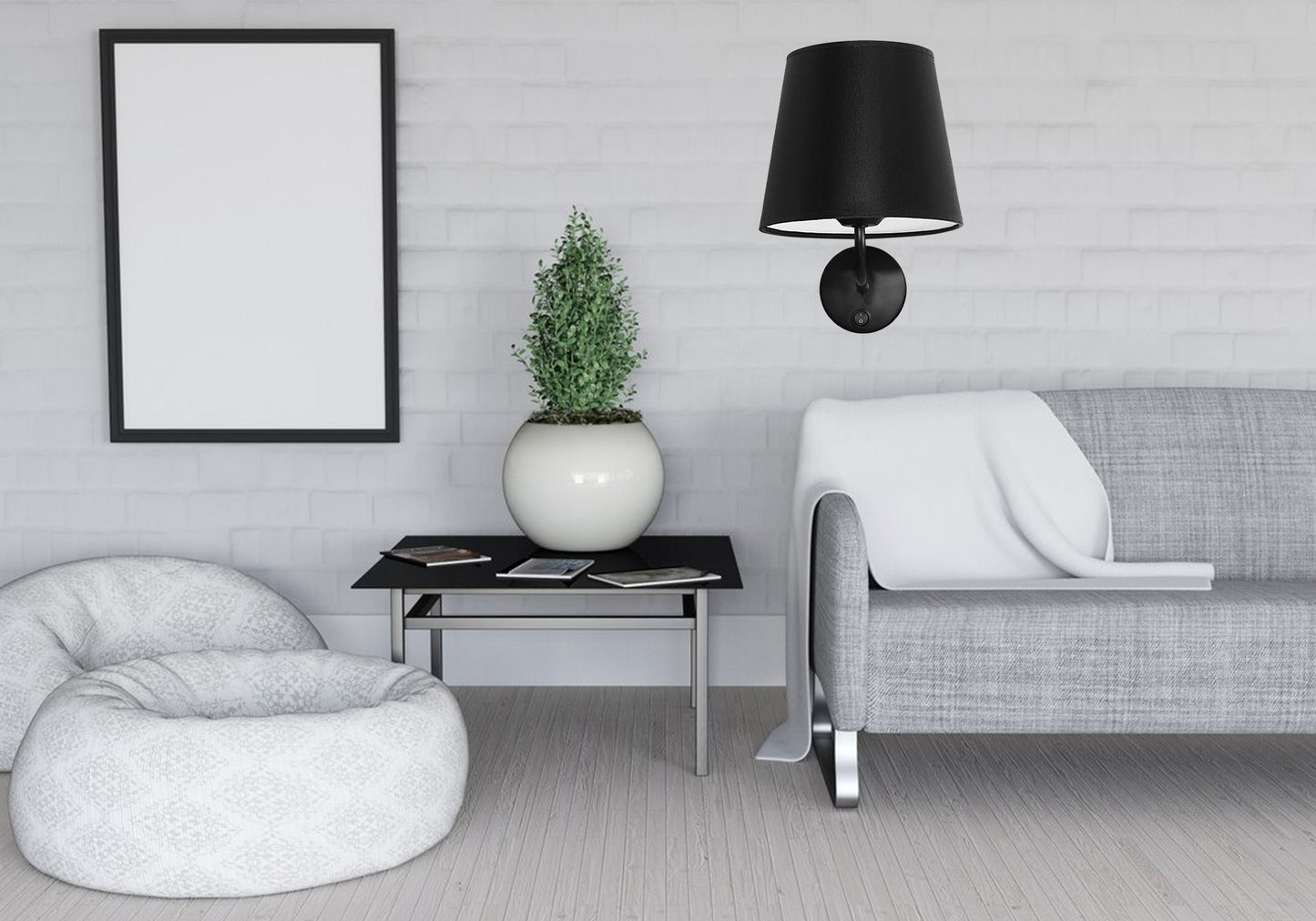 Lampa De Perete APP1612-1W Black  6