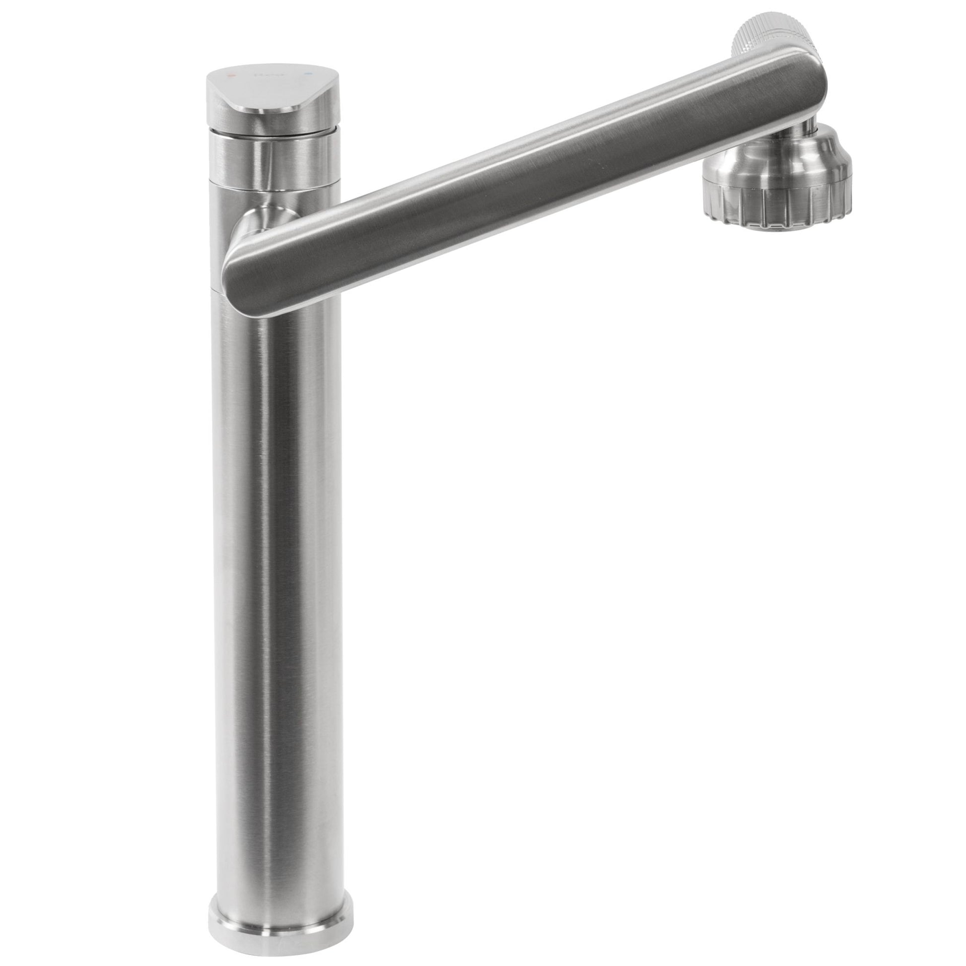 Baterie pentru baie Rea PACO Nickel Brush INOX High  3