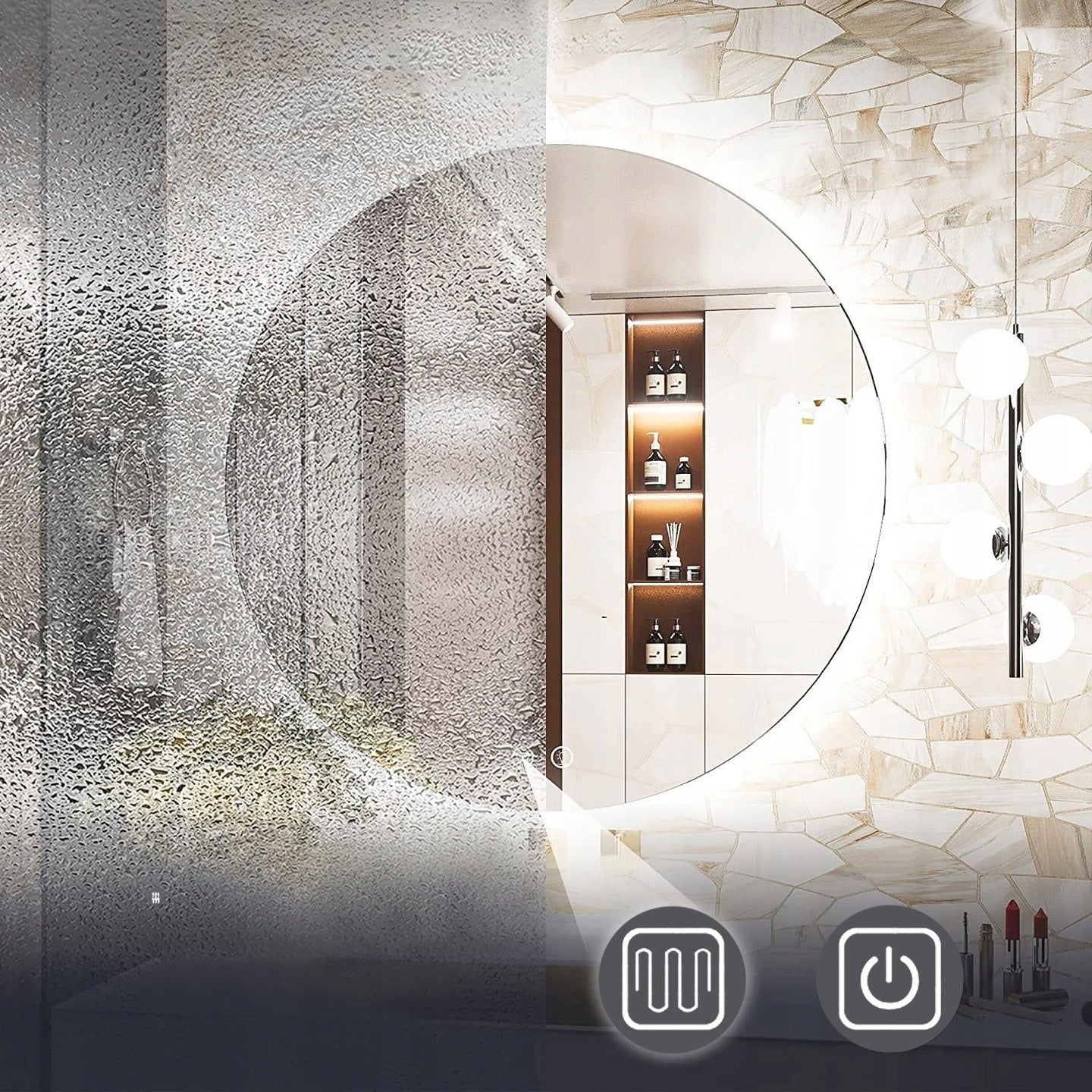 Oglindă Led 70cm Hzj070  5