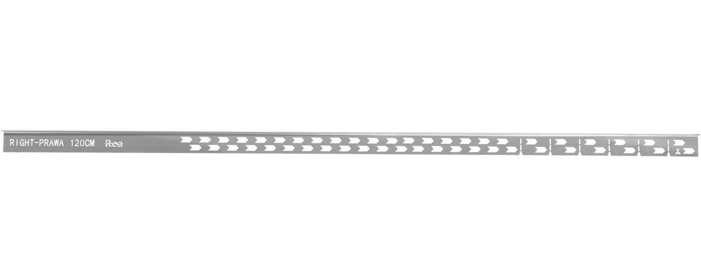 Profil de panta cadita de dus 120cm  Brush nickel stanga 4