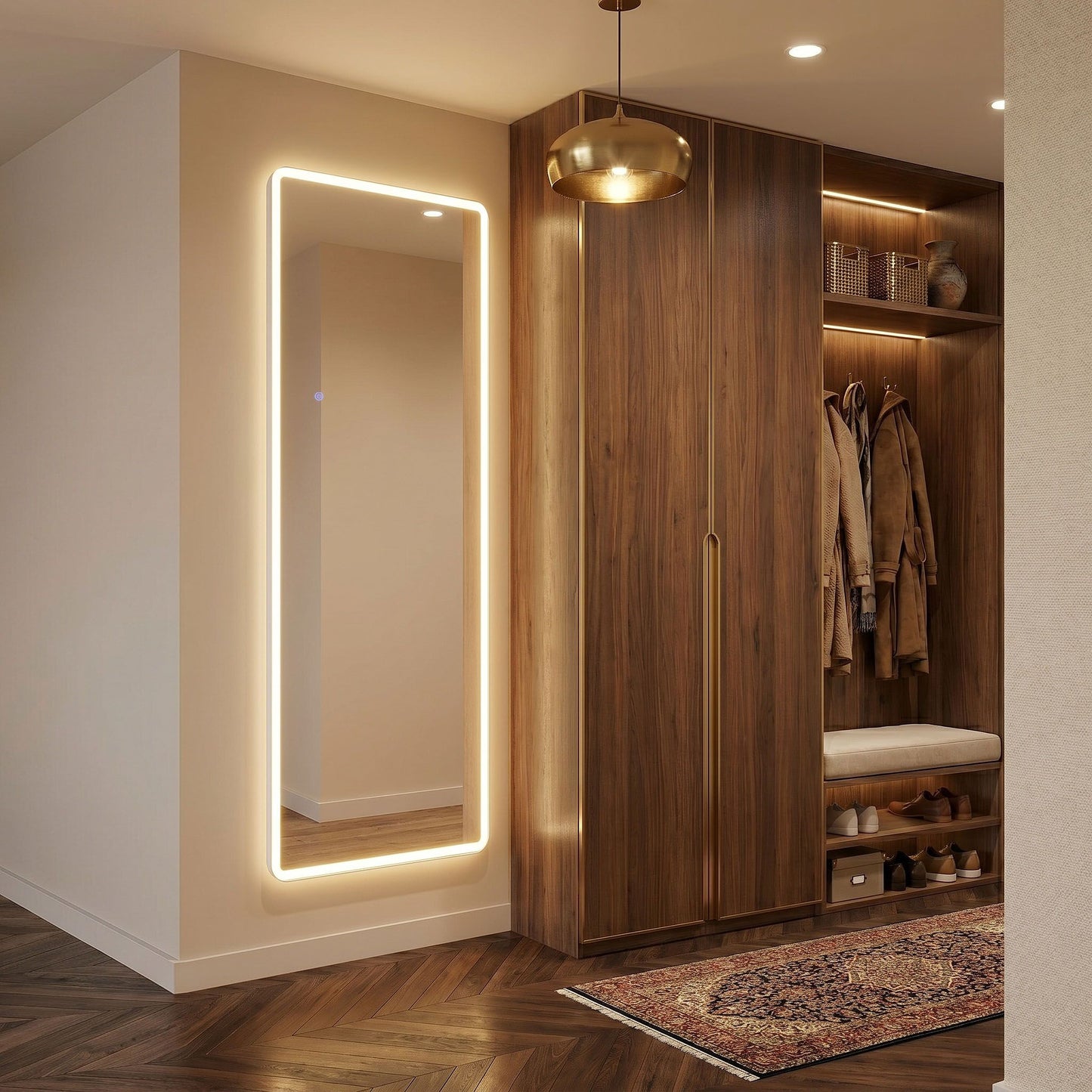 Oglindă LED Classico 60x170cm White  8