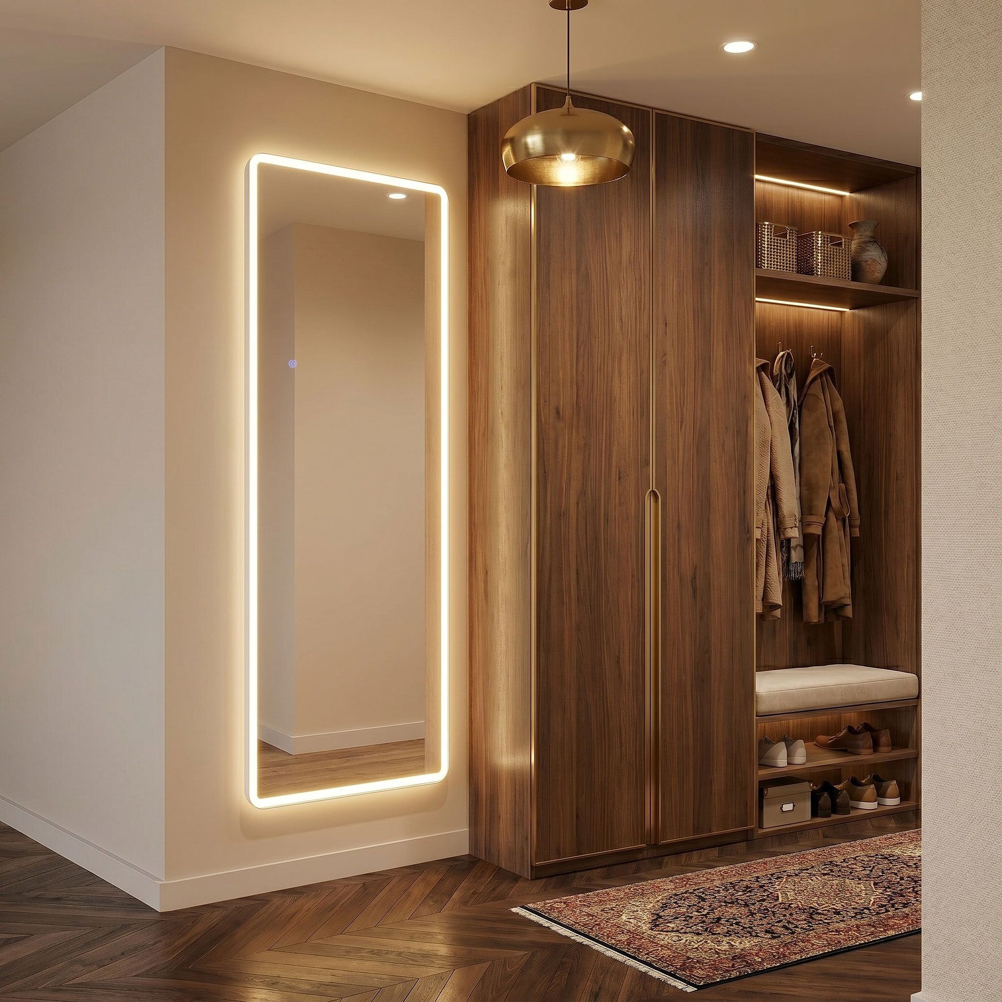 Oglindă LED Classico 60x170cm White  8
