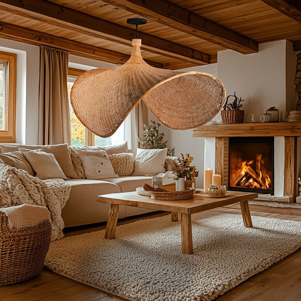 Lampă de tavan Bamboo APP1641-1CP 50cm  5