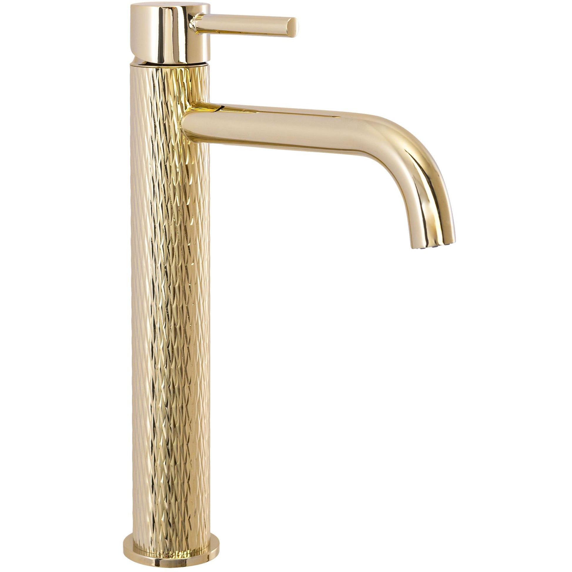 Baterie lavoar Rea Lungo ART Gold Auriu inalta  3