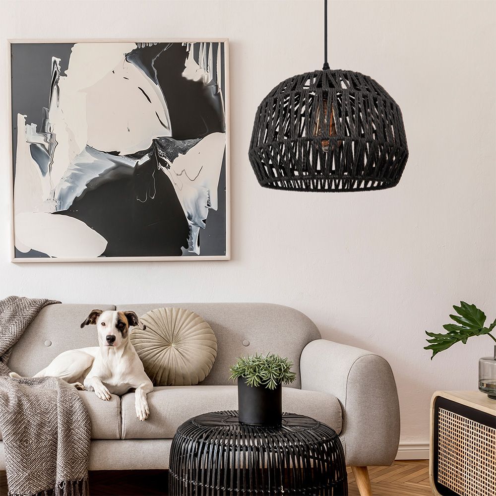 Lampă de tavan APP1483-1CP Black  2