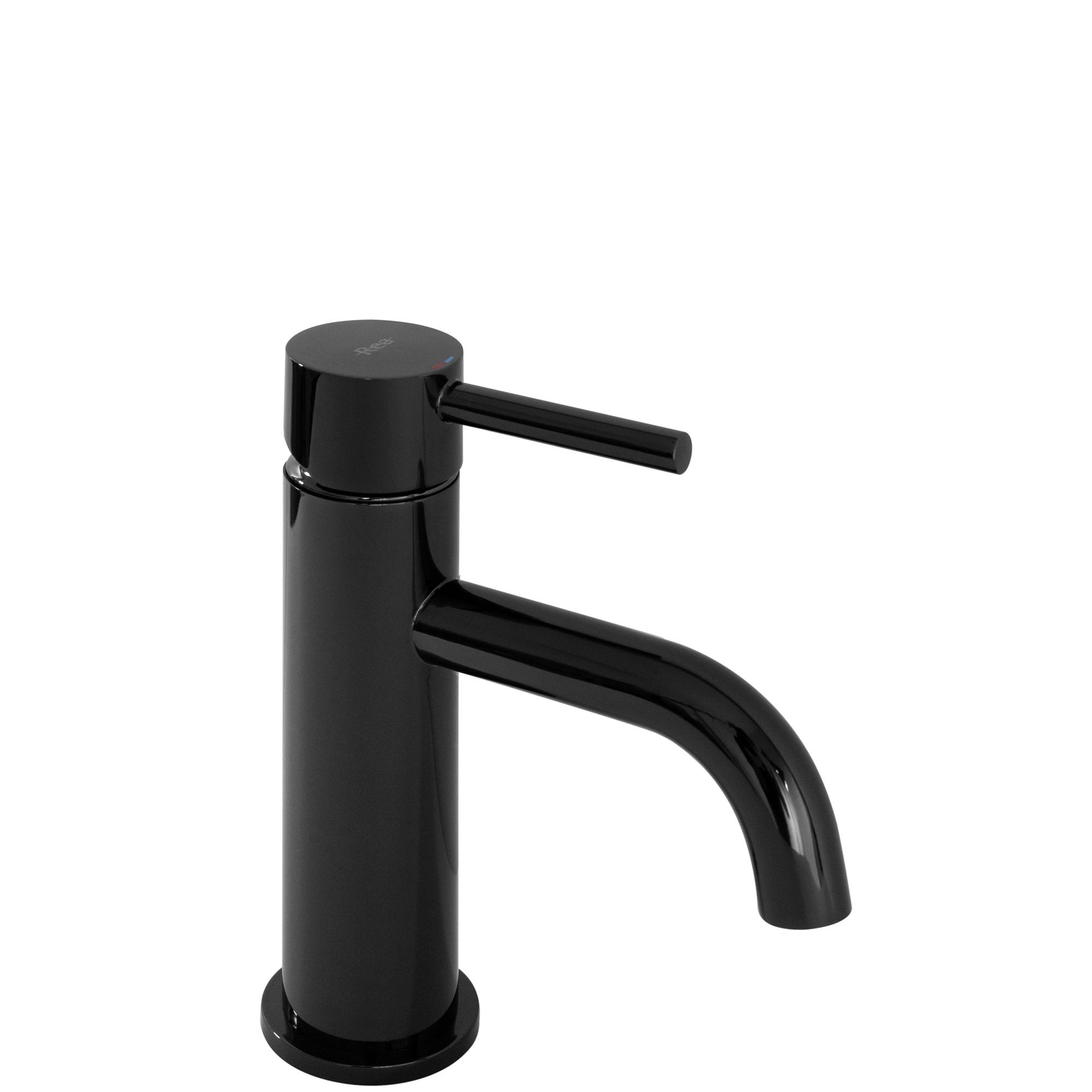 Baterie pentru lavoar Rea Lungo BLACK metallic Low  1