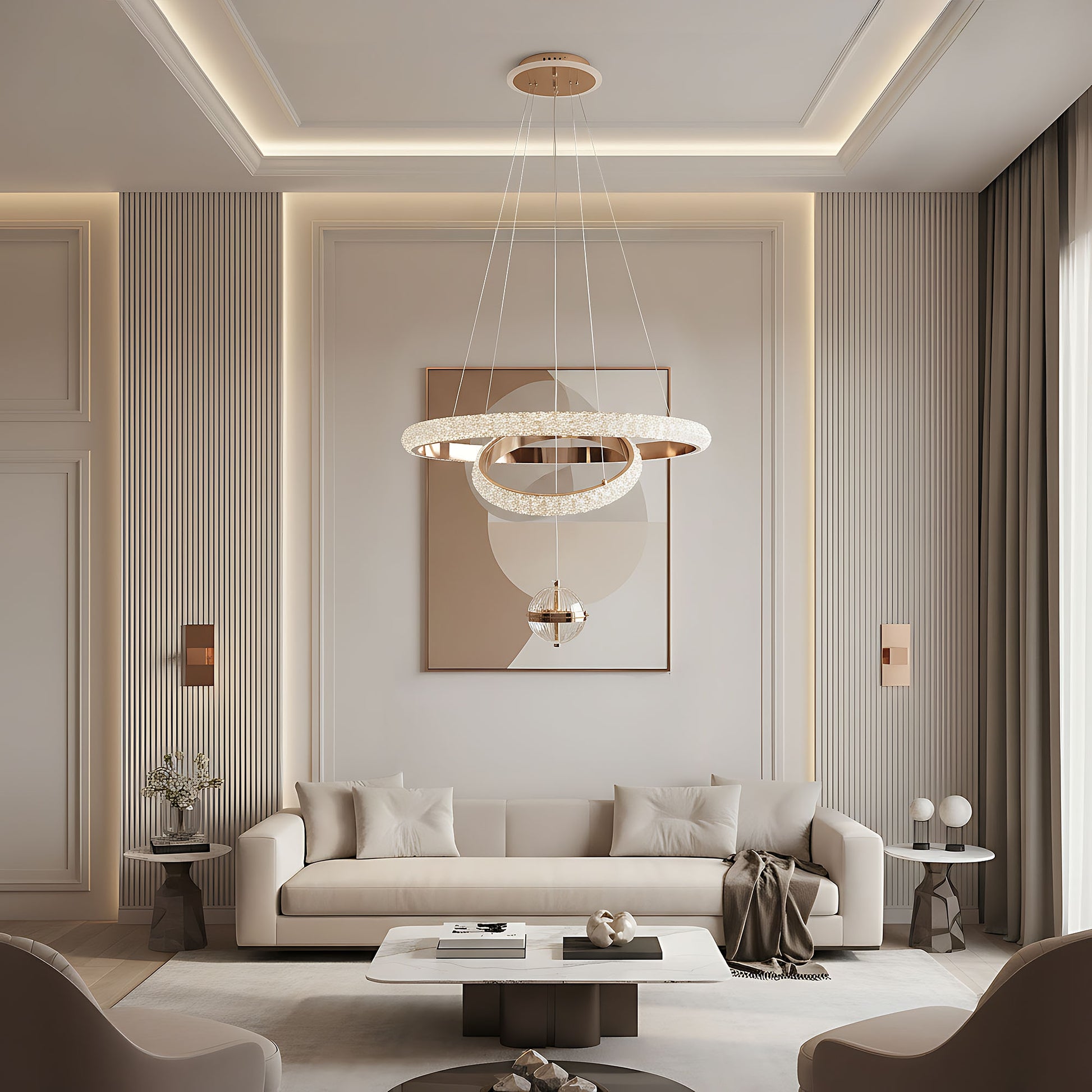 Lampă Suspendată G143-cp 50cm Gold  3