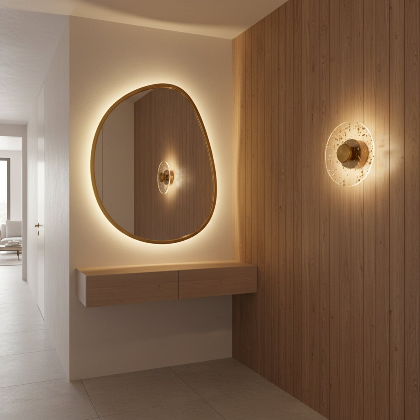 Lampa De Perete Led App1795-w Brush Gold  3