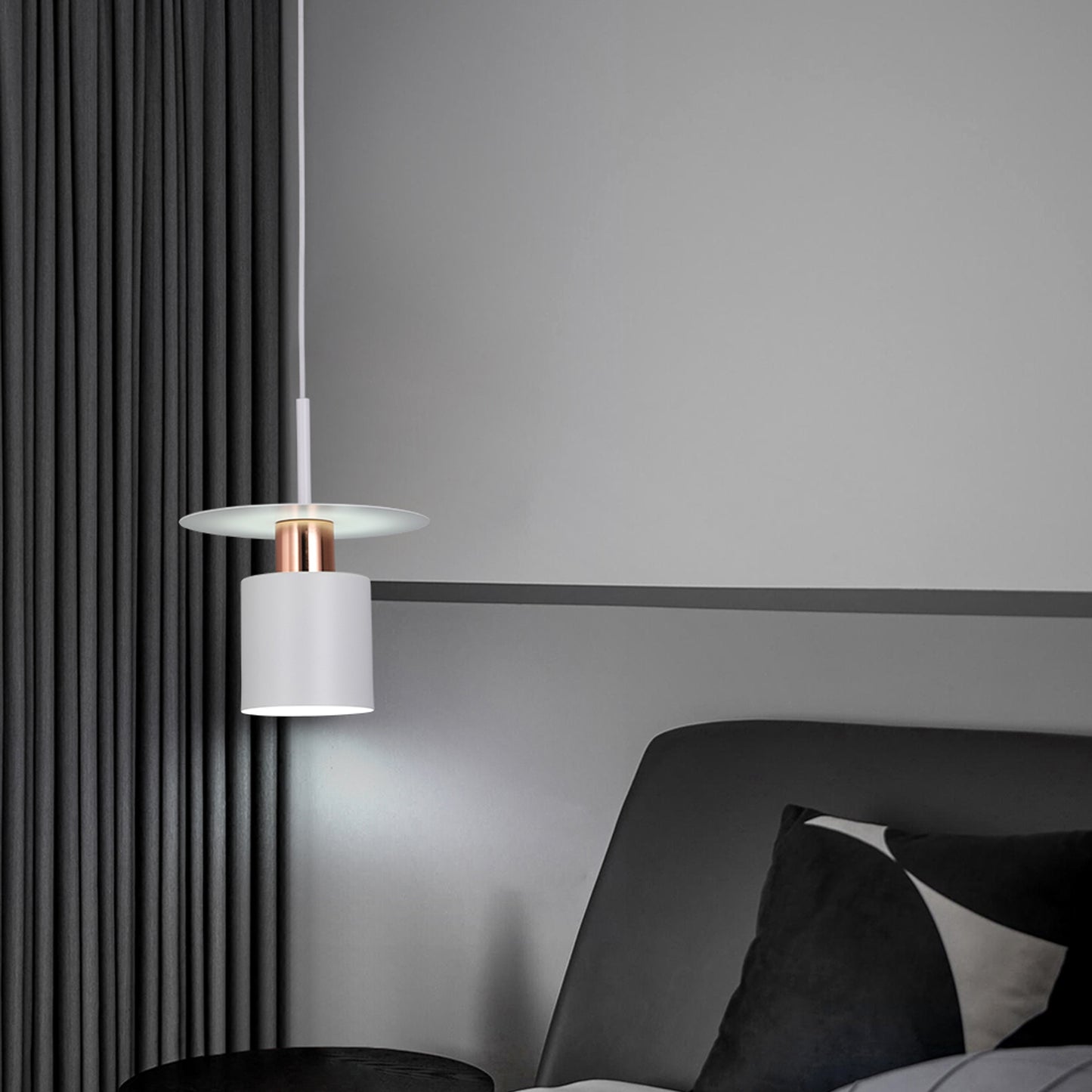 Lampă Suspendată APP1146-1CP White Rose Gold  9