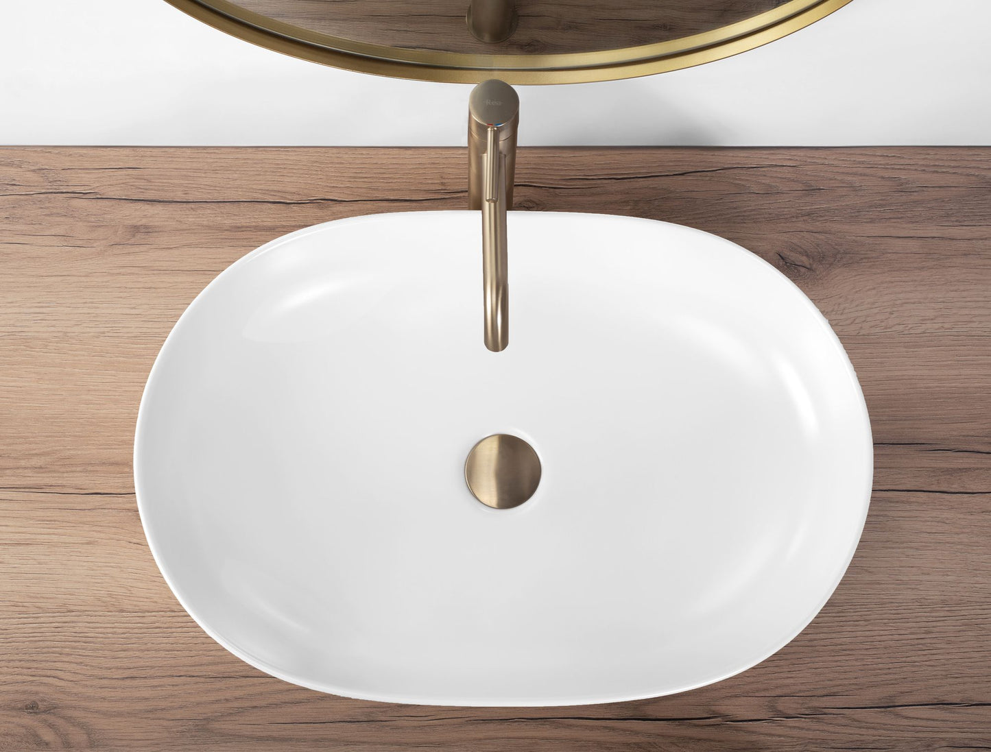 Lavoar pe blat Rea CLEO 61 WHITE MATT 3