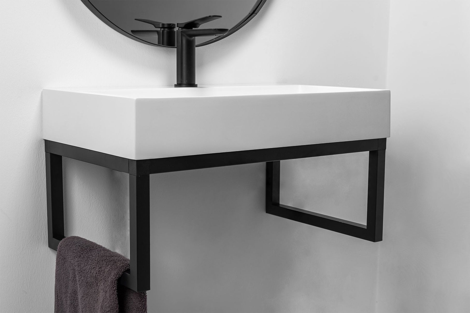 Chiuvetă Din Conglomerat Goya 70cm + Cadru  7