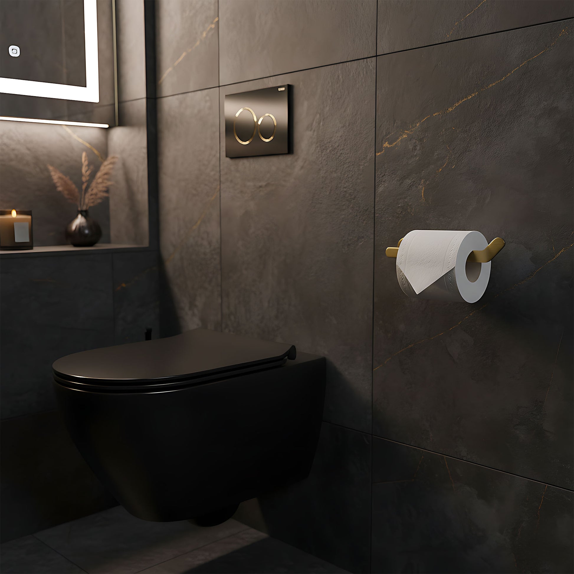 Suport Hârtie Igienică 109 Til Brush Gold  5