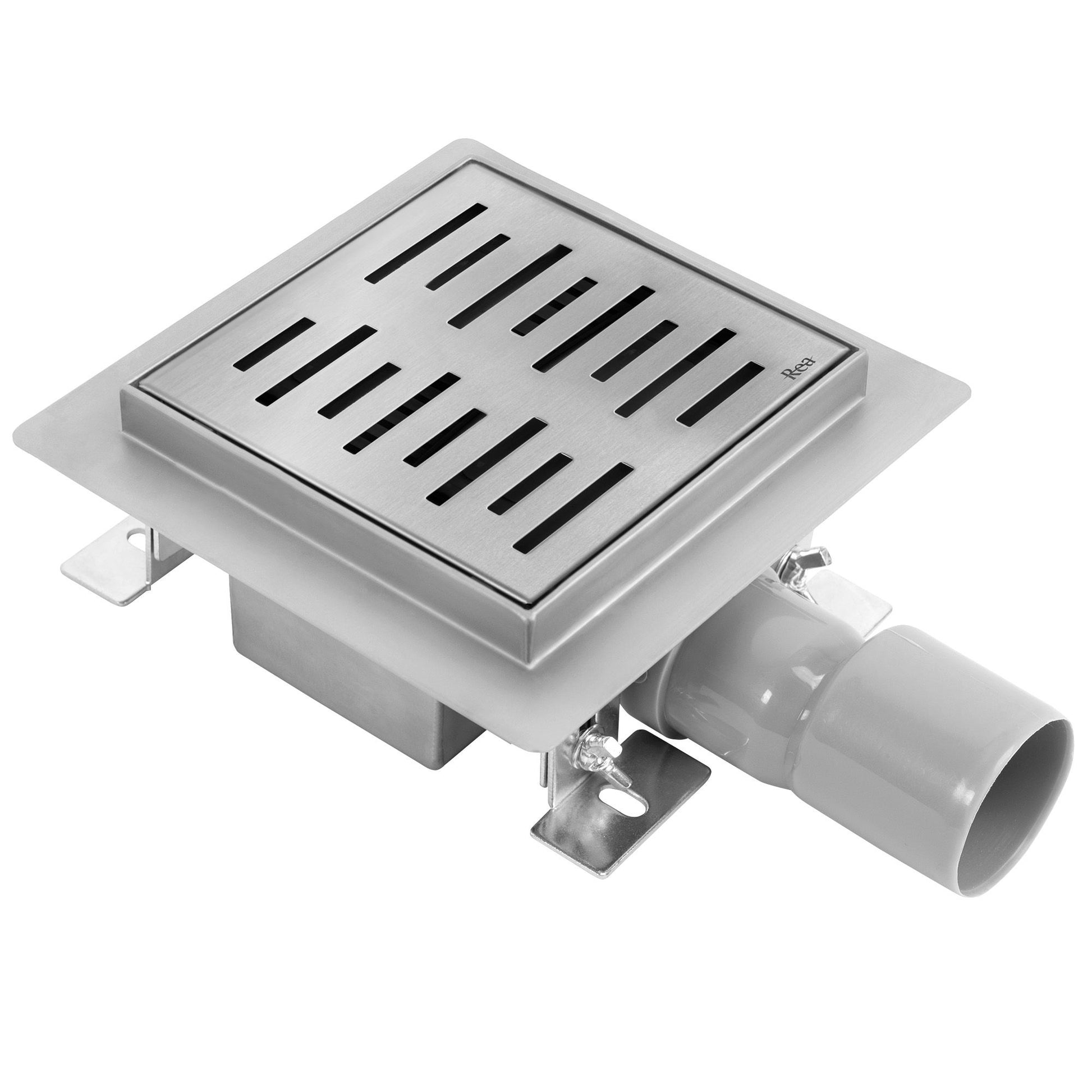 Rigola dus REA LINE 150x150 Nickel Brush 1