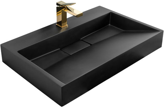Lavoar din conglomerat GOYA Negru MAT 70CM 1