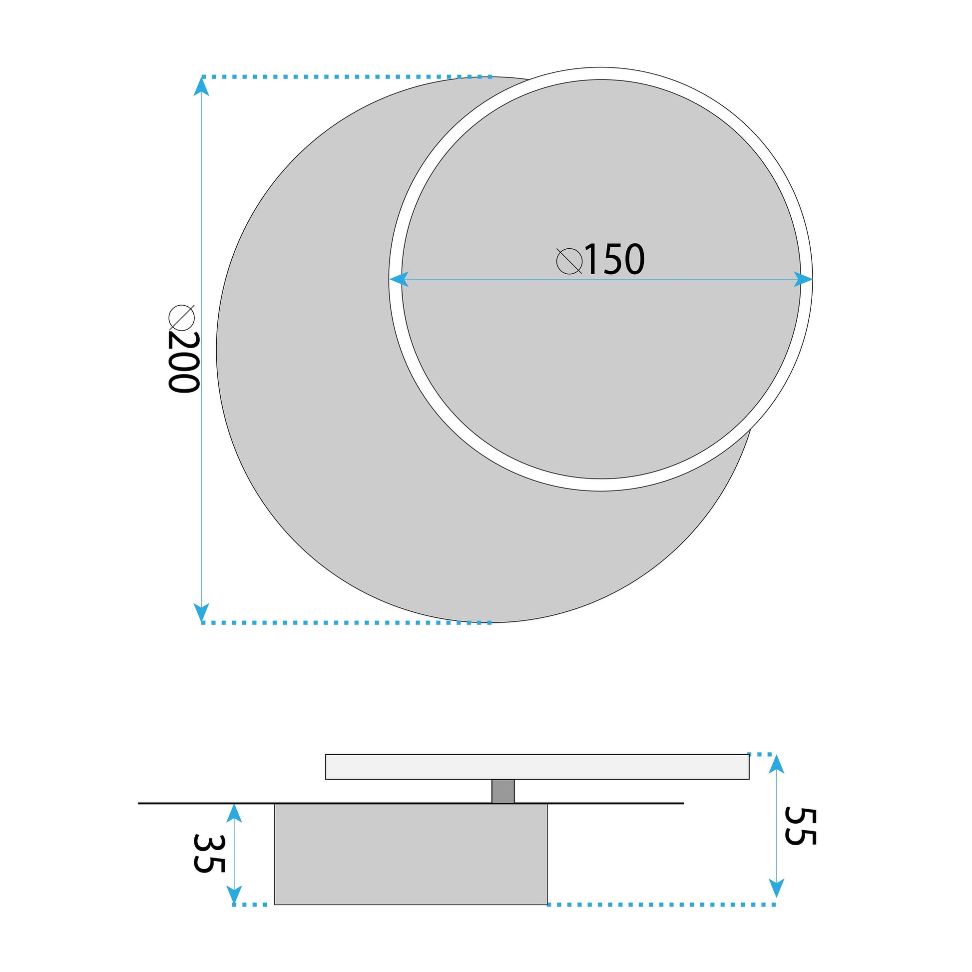 Aplică De Perete Led Lhj082-w Black  9