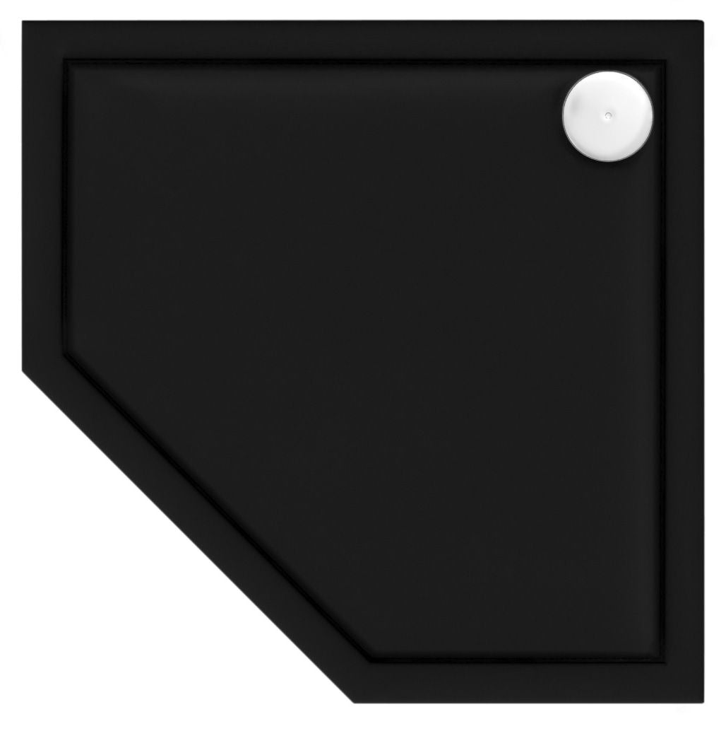 Cadita de dus Diamond Black 90x90 cm negru  3