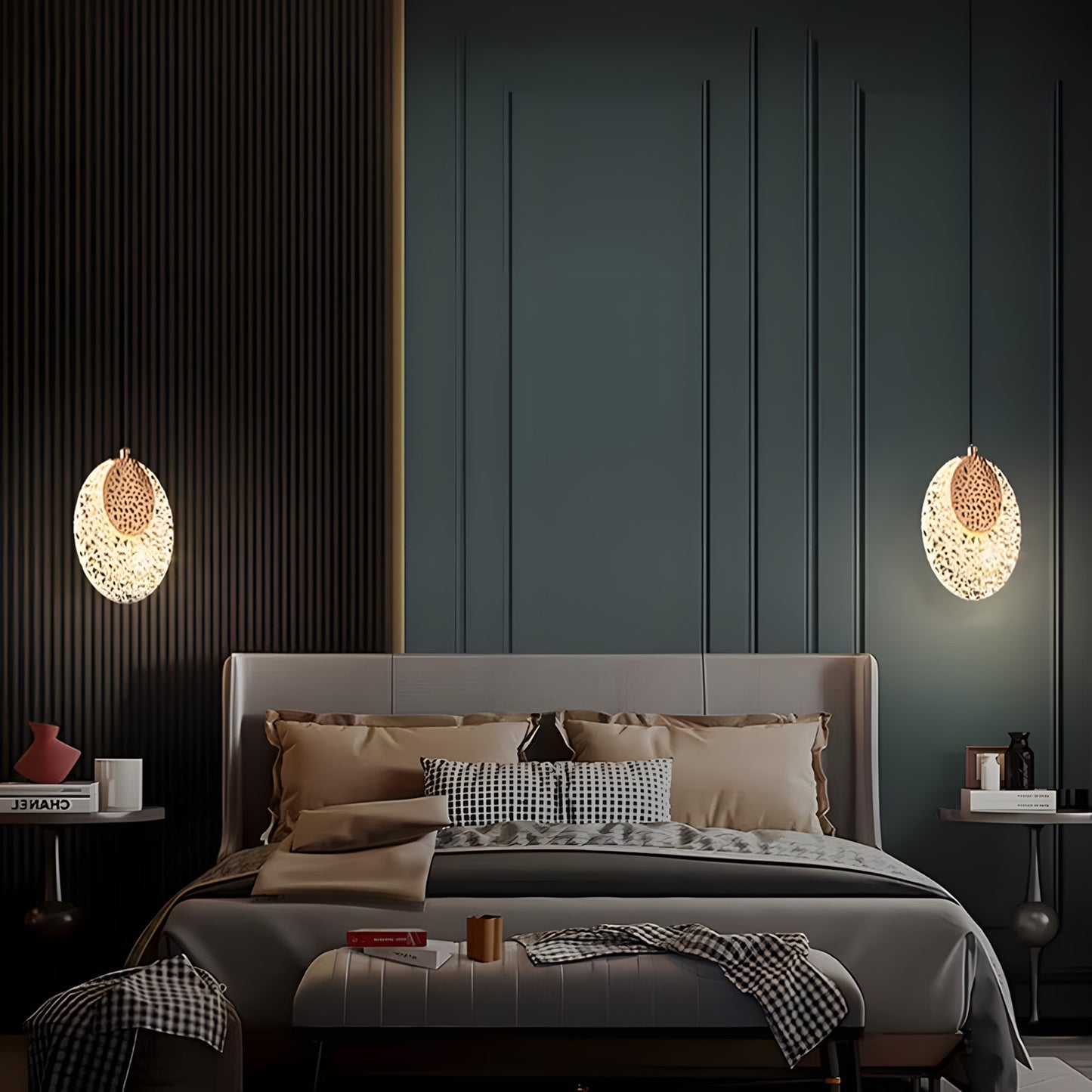 Lustră Cu Cristale Suspendată Led G088-1cp Złota  6