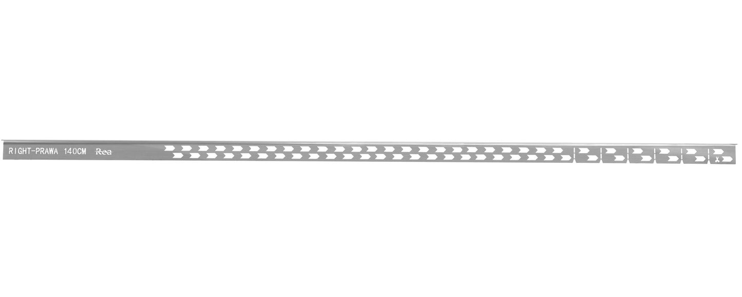 Profil de panta cadita de dus 140cm Brush nickel dreapta 4