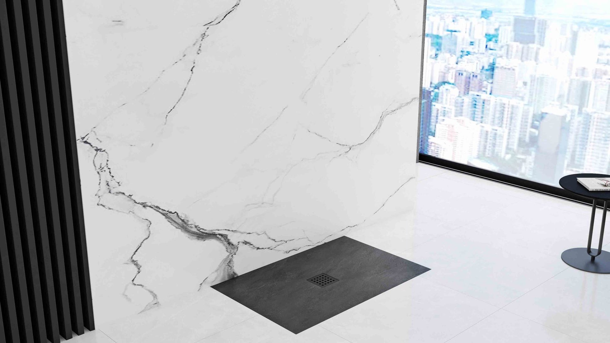 Cadita de dus Black Rock 90x120  6