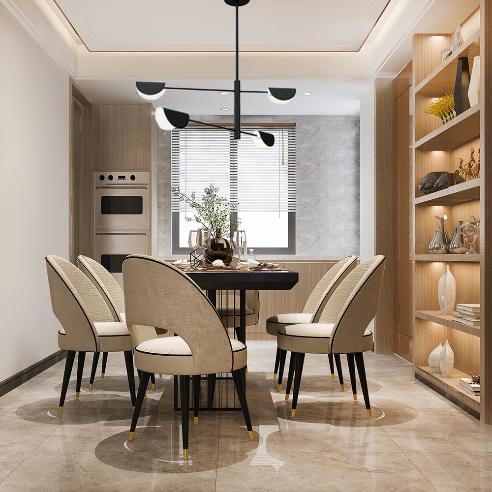 Lampă de tavan APP1260-4CP BLACK  4