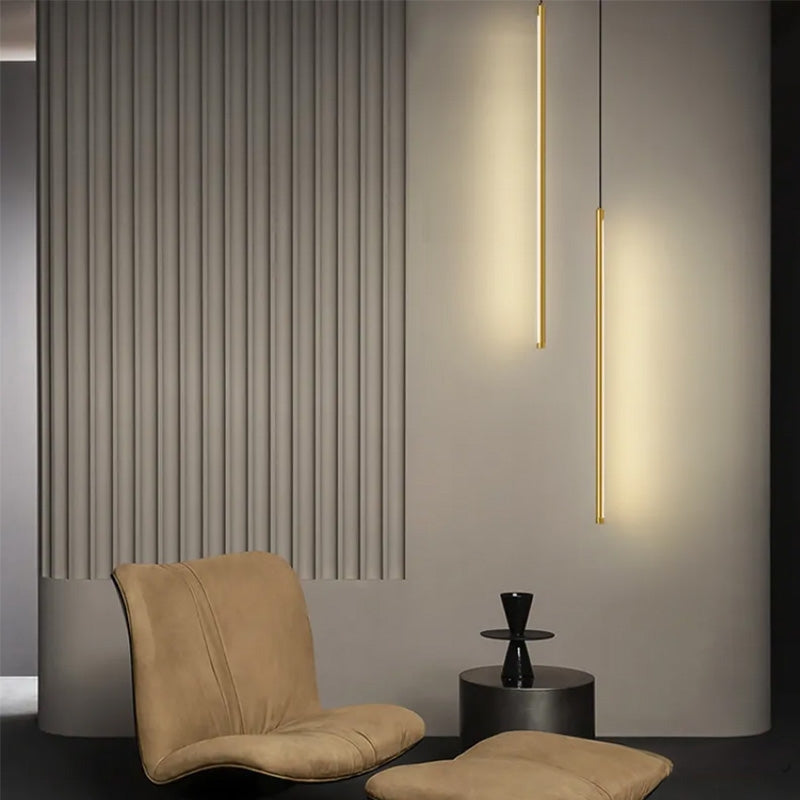 Lampă De Tavan Led App1414-c Gold 100cm  4