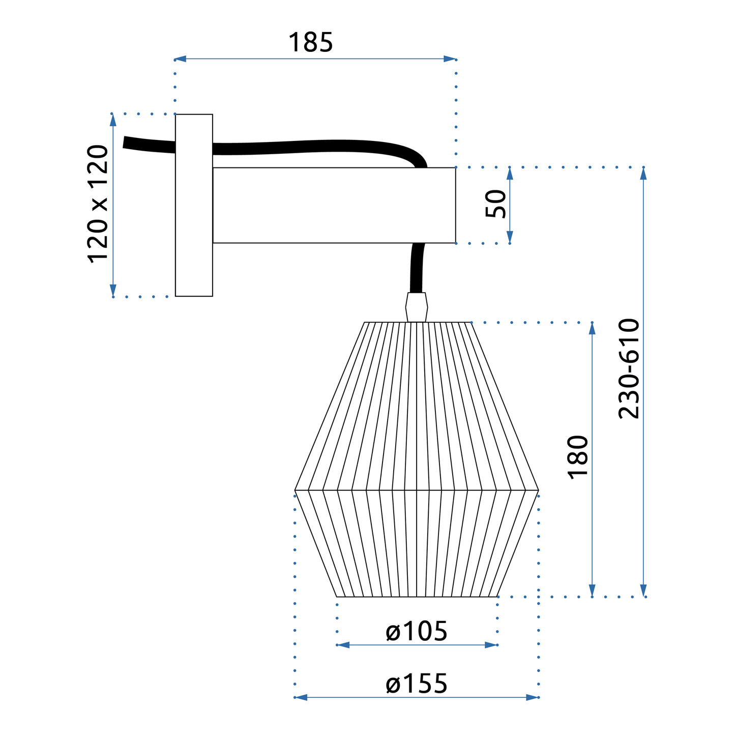 Aplica Perete APP1149-1W Wood  4