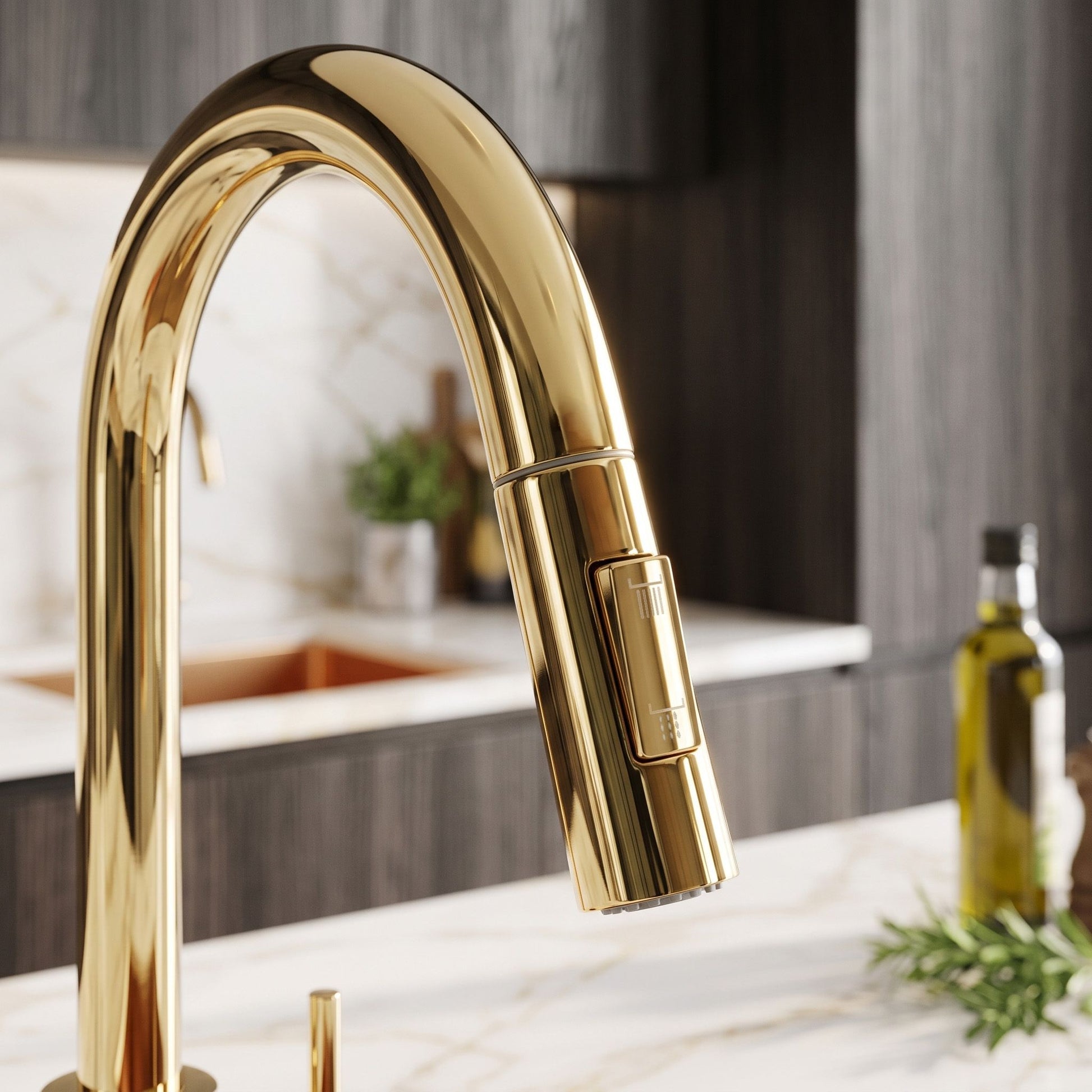 Cap Cu Aerator Pentru Baterie De Bucătărie REA Fresh Gold 2