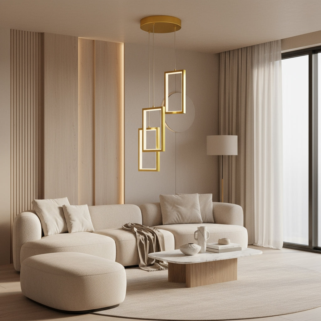 Lampa Led Lhj088-3cp Gold  2
