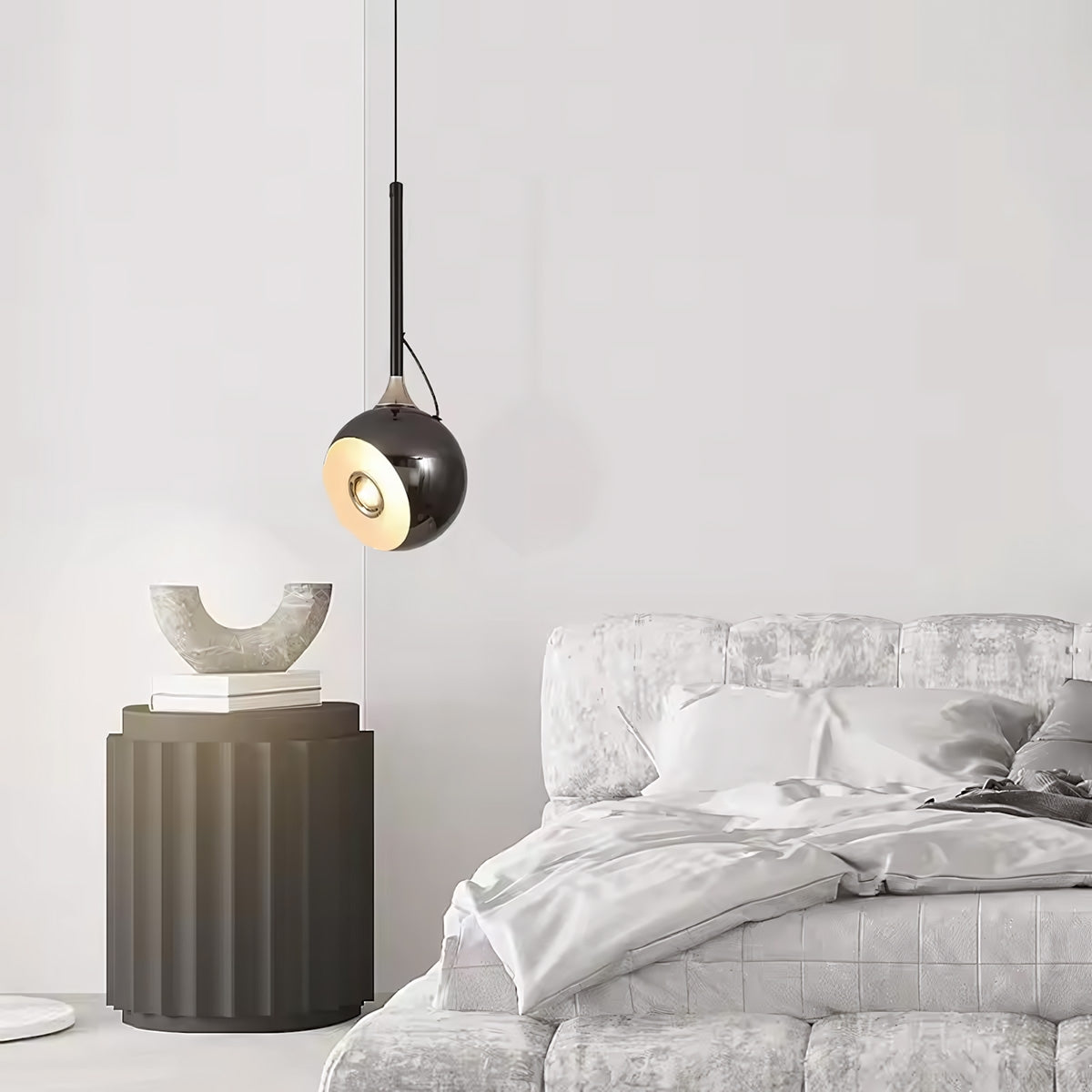Lampă Suspendată Led G087-1cp Black Chrome  6