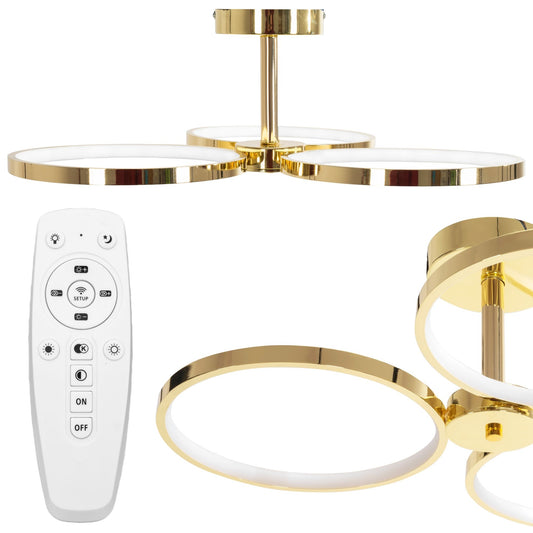 Lampa LED APP993-c Gold + Remote Control 1