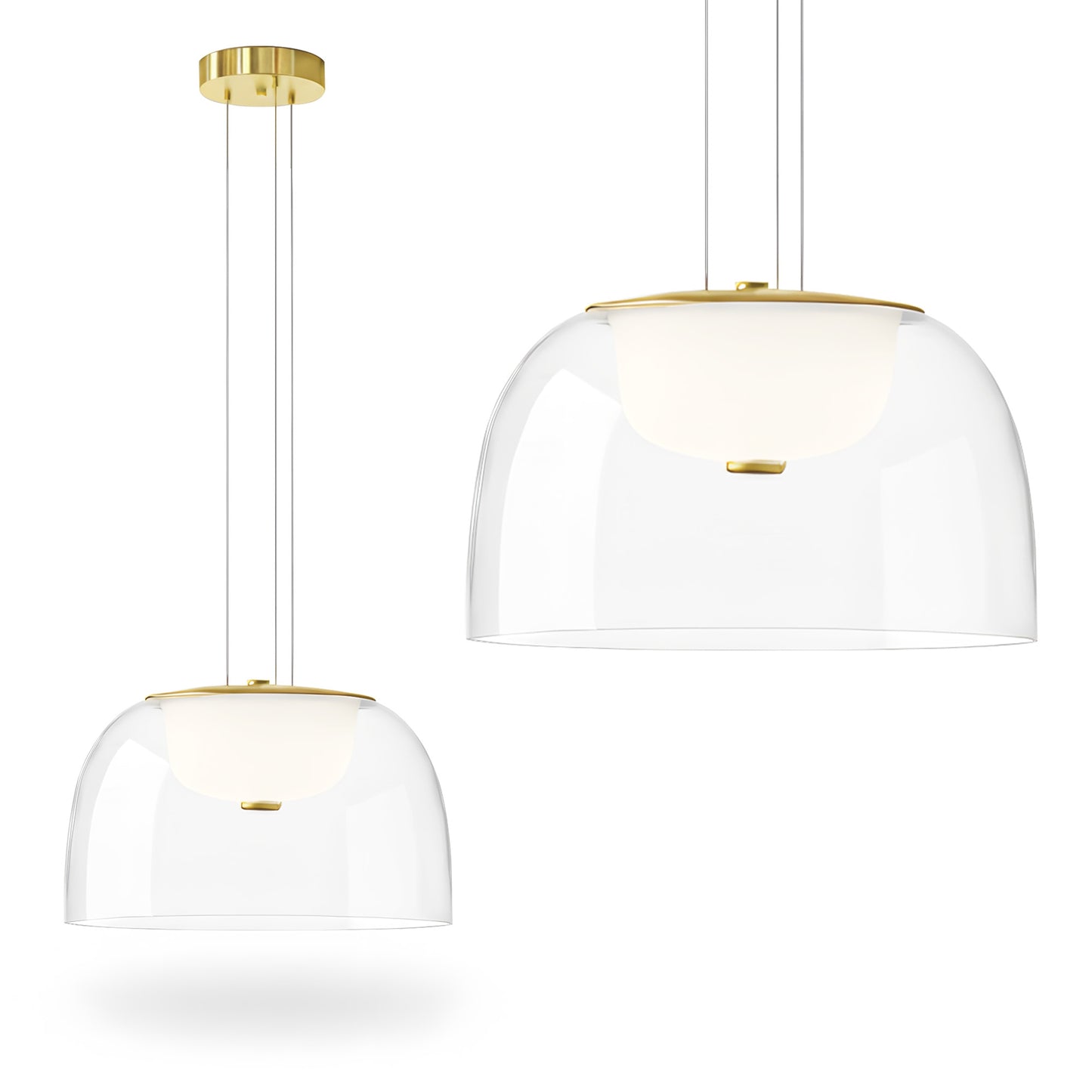 Lampă Suspendată Led APP1690-1PC B Gold  1