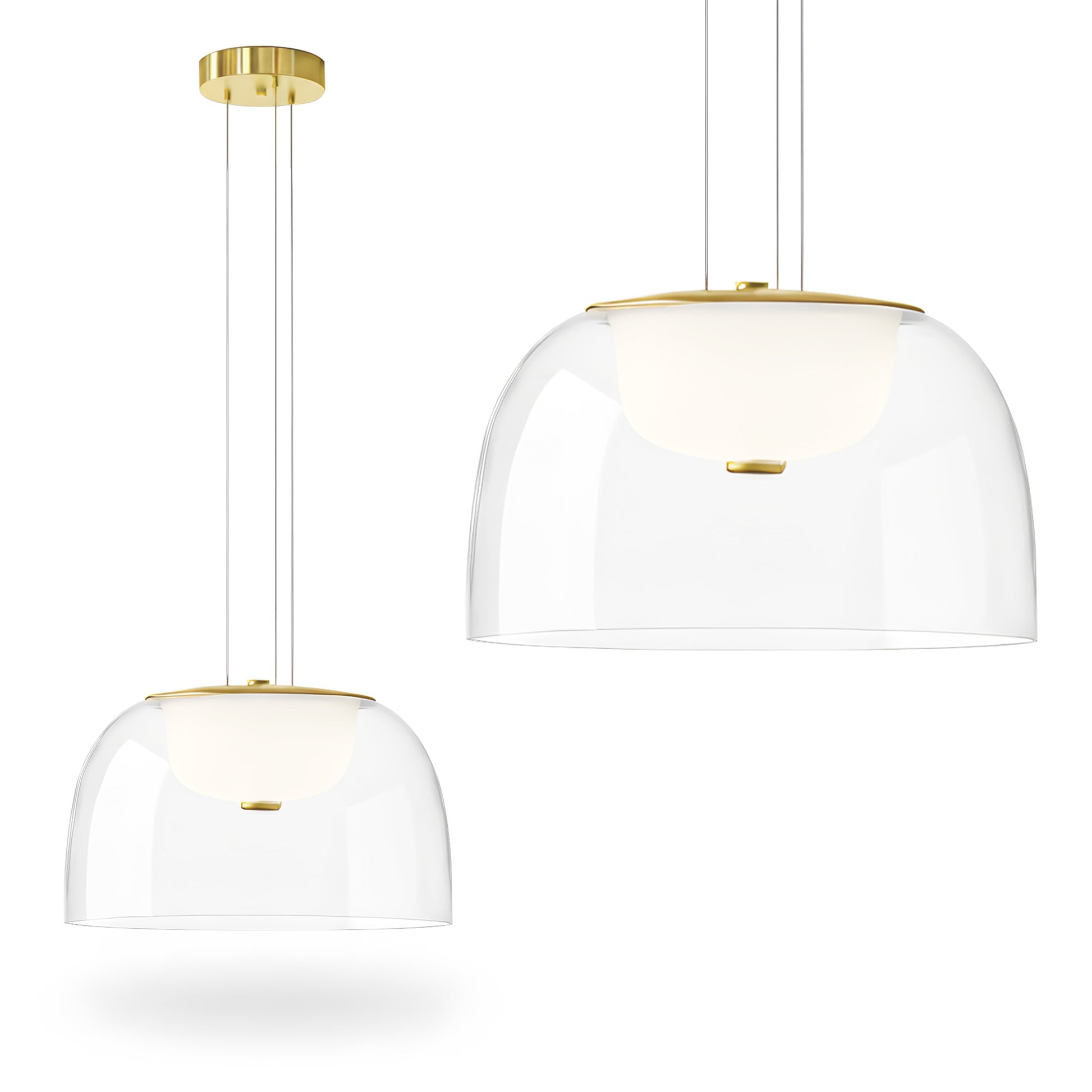 Lampă Suspendată Led APP1690-1PC B Gold  1