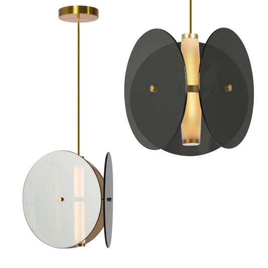 Lampă Suspendată Black App1675-cp Round  1