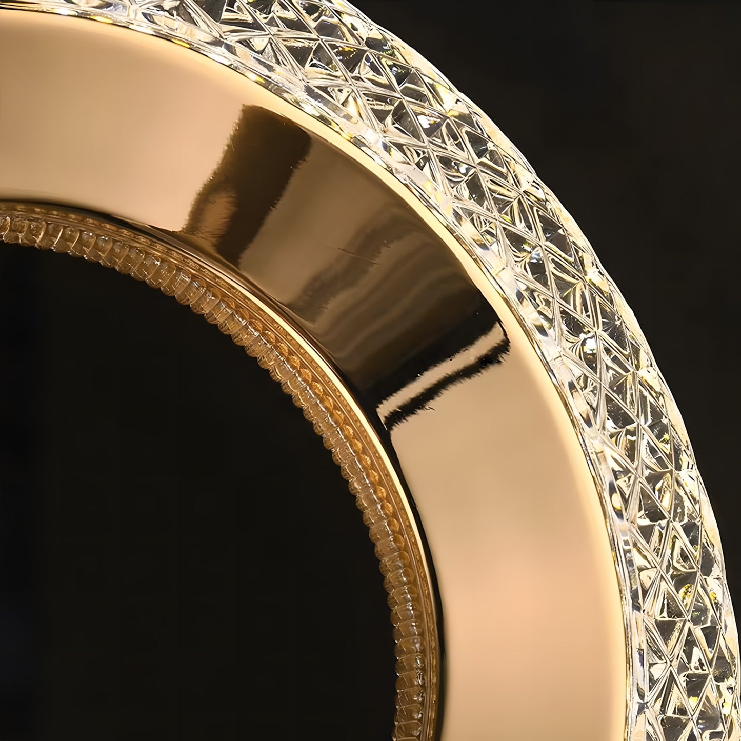 Lustră Cu Cristale Suspendată G119-1cp Gold  4