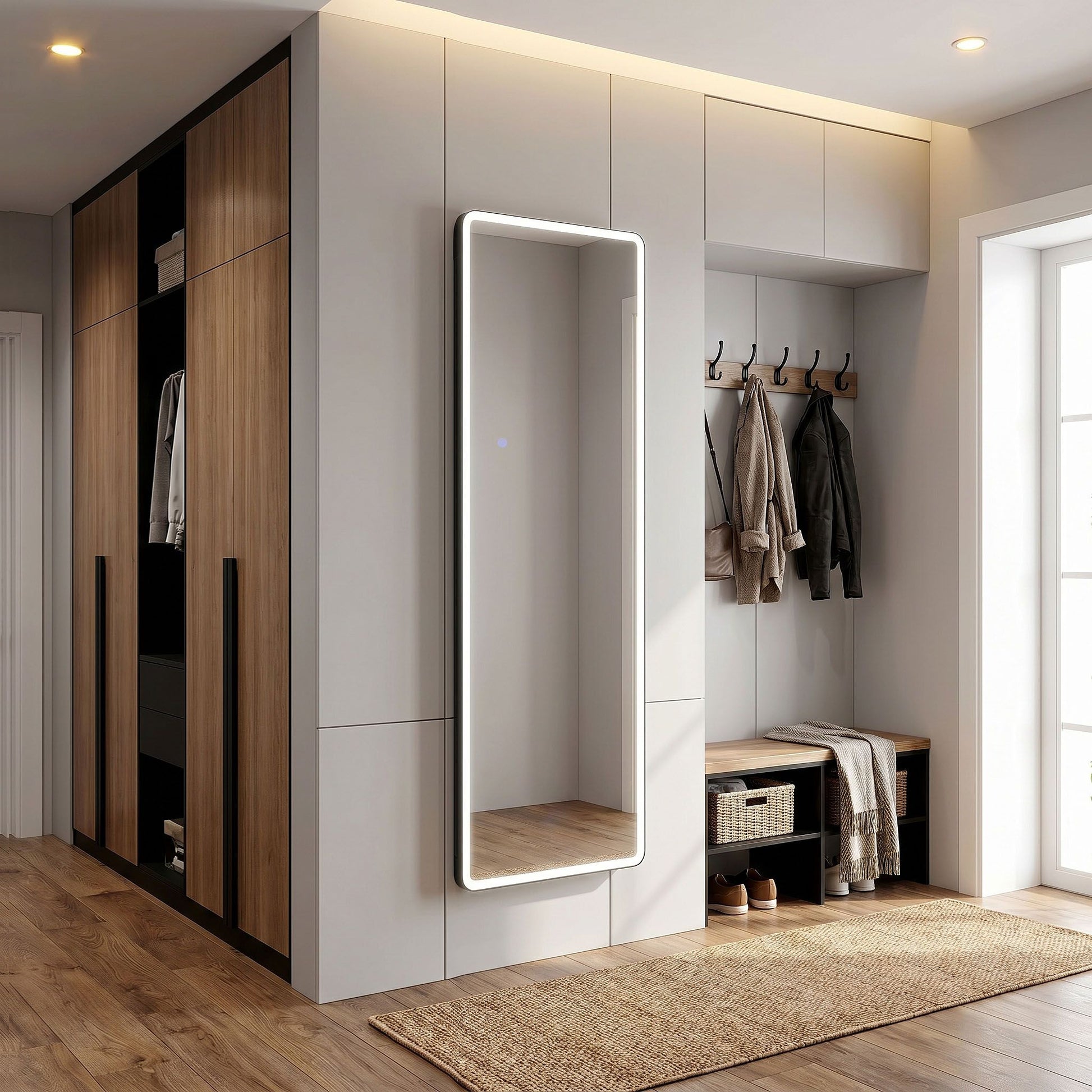 Oglindă LED Classico 60x170cm Black  3