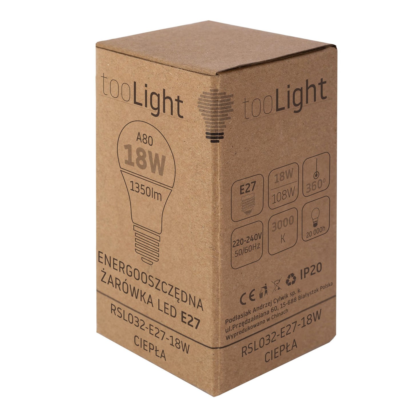 Bec cu LED RSL032 E27 18W Warm  4