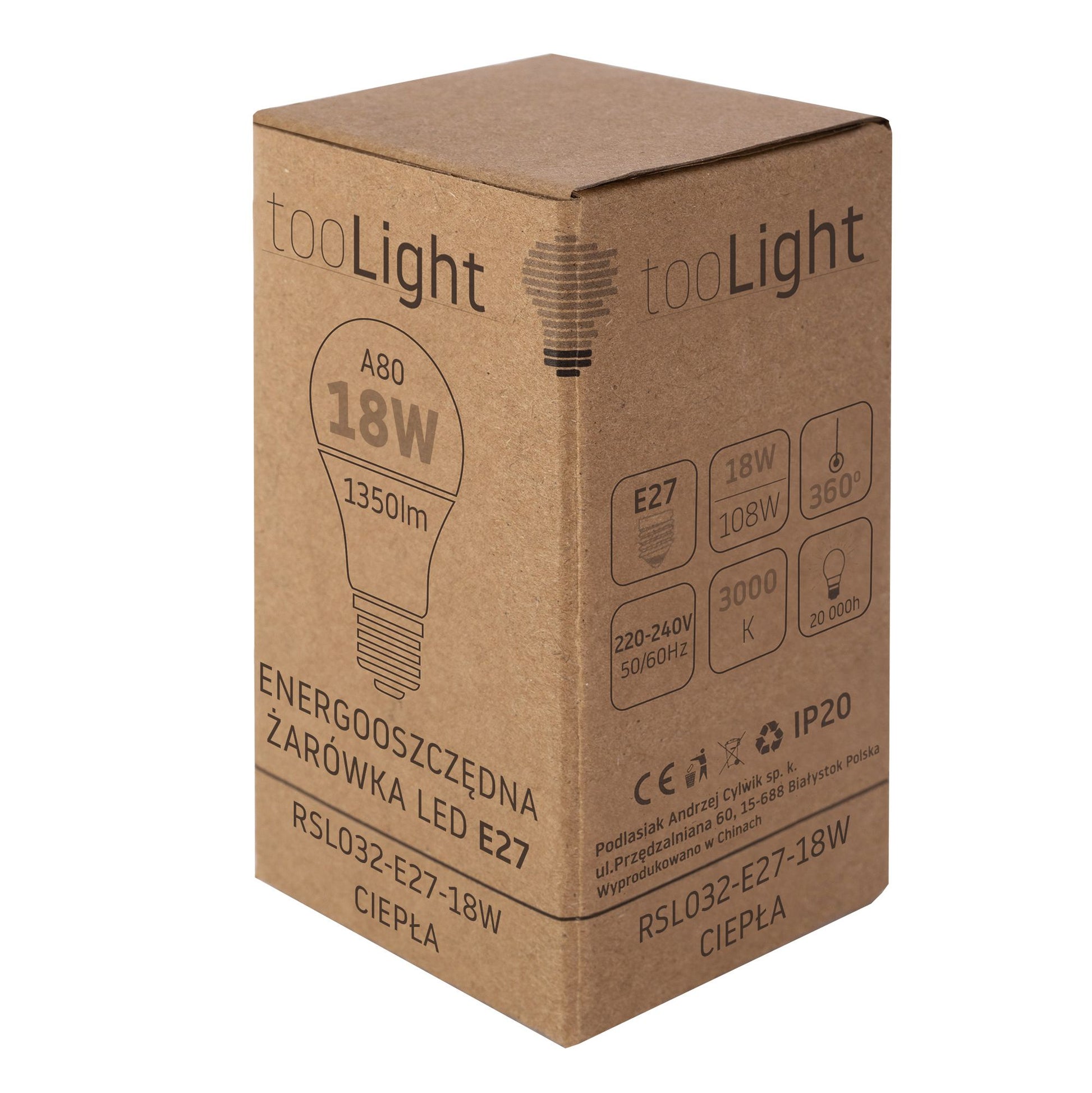 Bec cu LED RSL032 E27 18W Warm  4