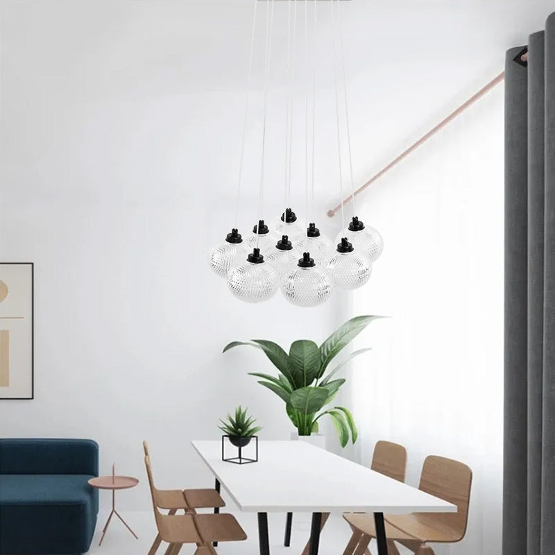 Lampă Suspendată Ms022-9cp Black  5