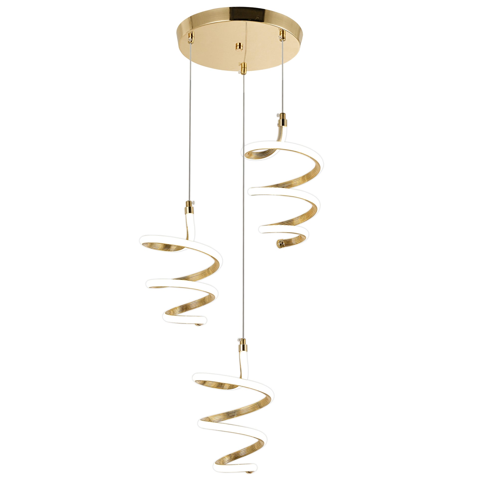 Lampă Suspendată Led G075-3cpr Gold  3