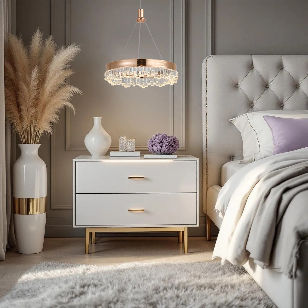 Lampă Suspendată Led Lhj097-cp Gold  5