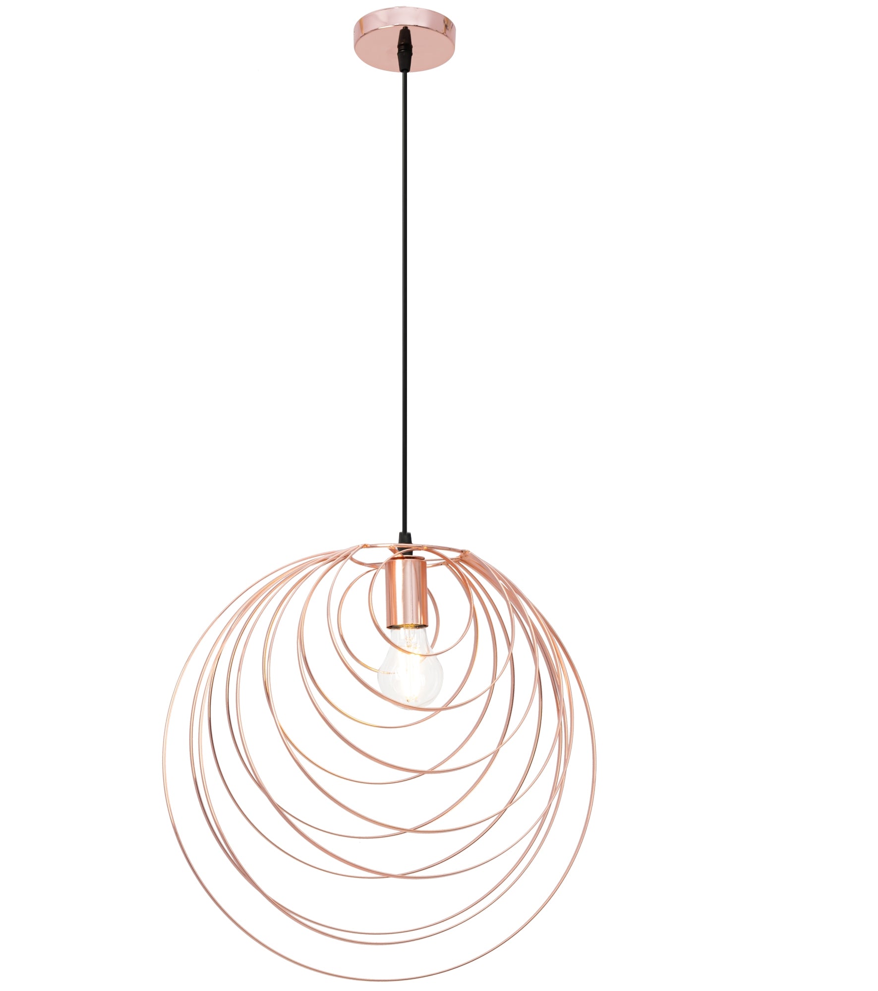 Lampa Geometrica Rose Gold APP427-1CP  5