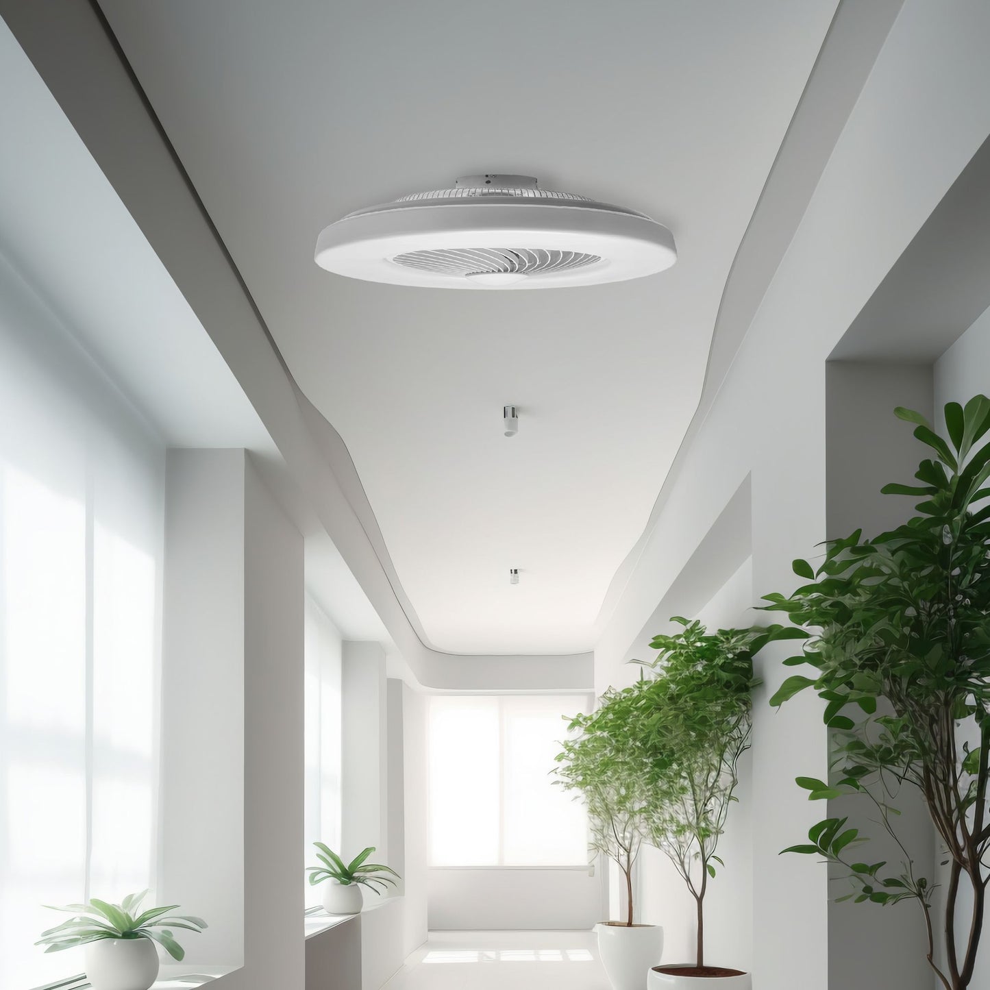 Lustra cu ventilator APP1551-C WHITE  8
