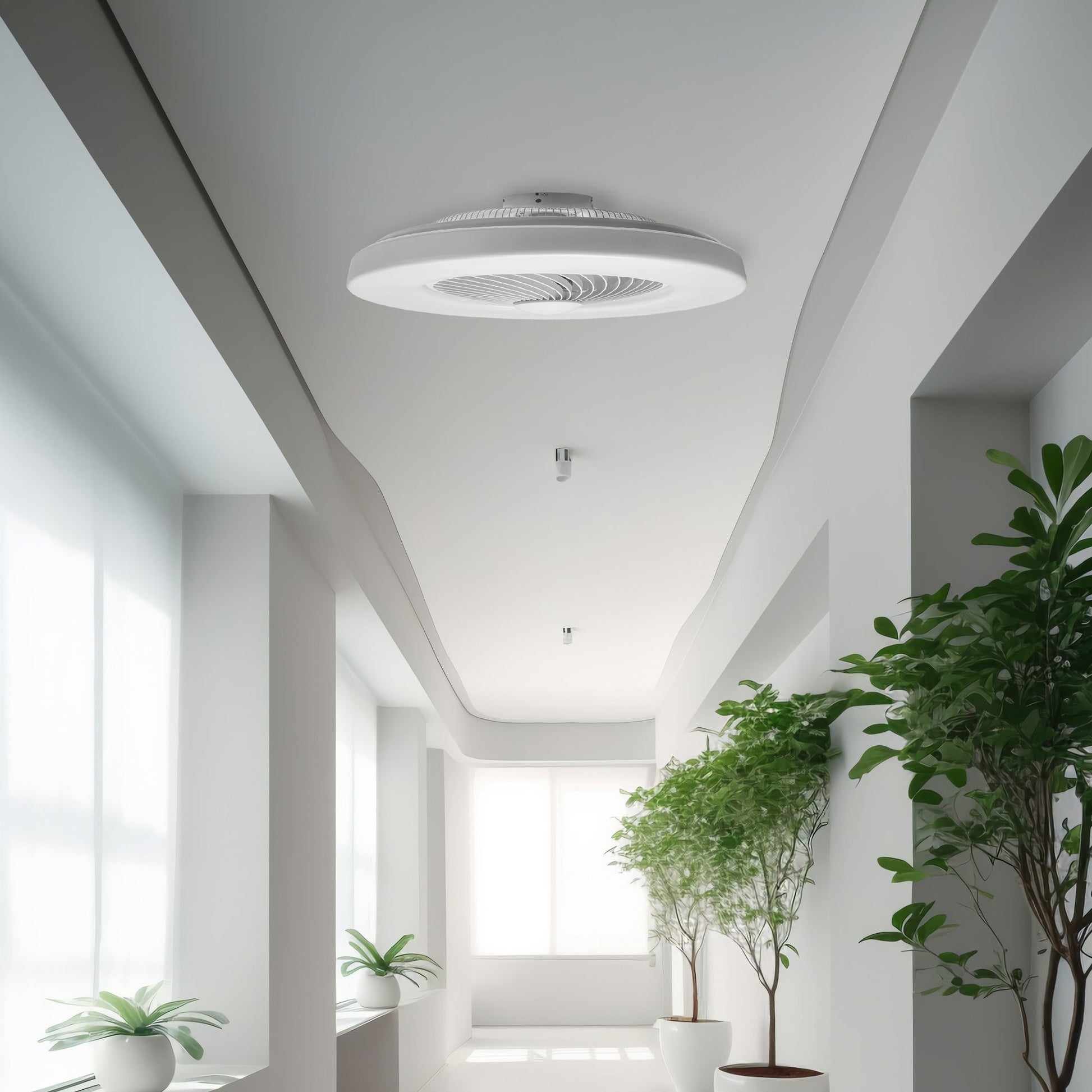 Lustra cu ventilator APP1551-C WHITE  8