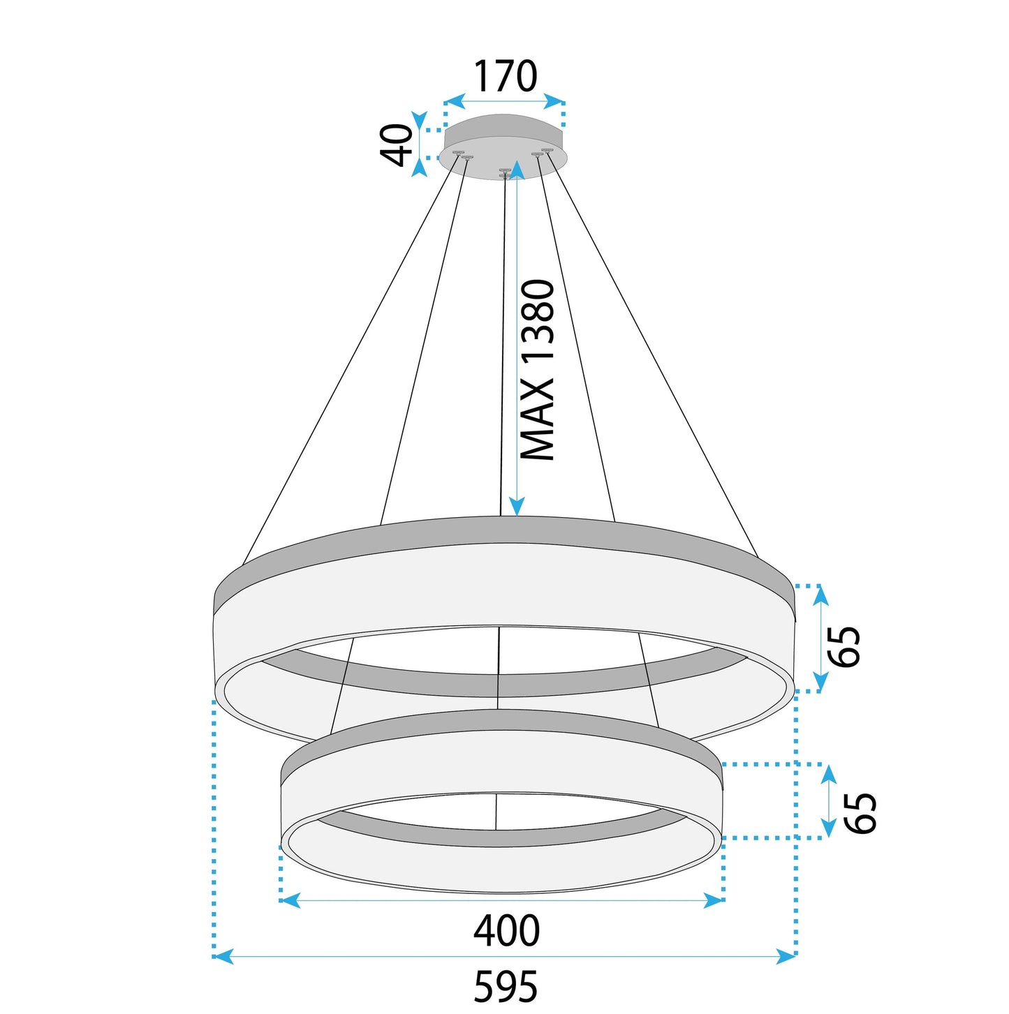 Lampa Led Lhj049-cp2 Gold  8