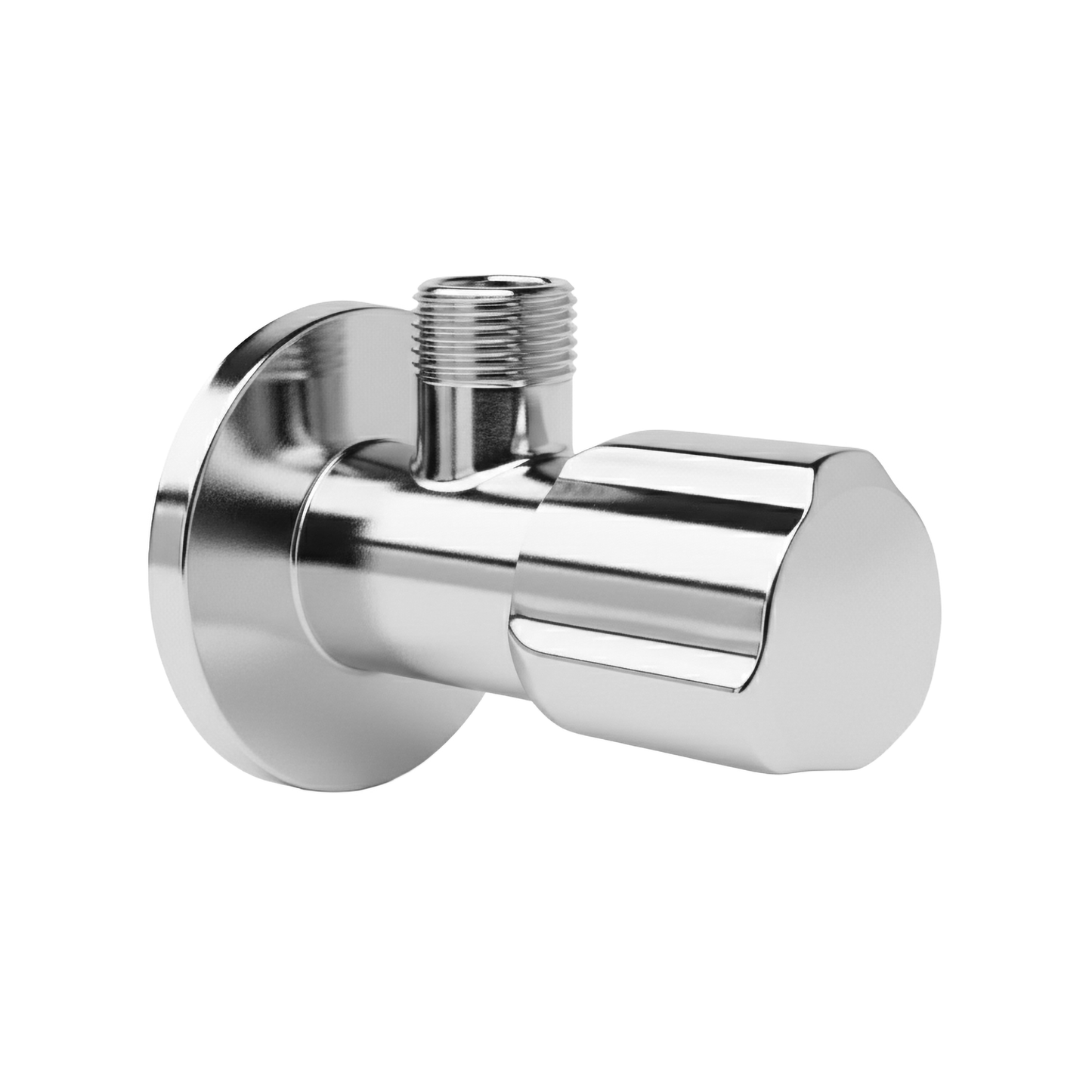 Robinet colțar 02  1/2" x 3/8" Chrome  1