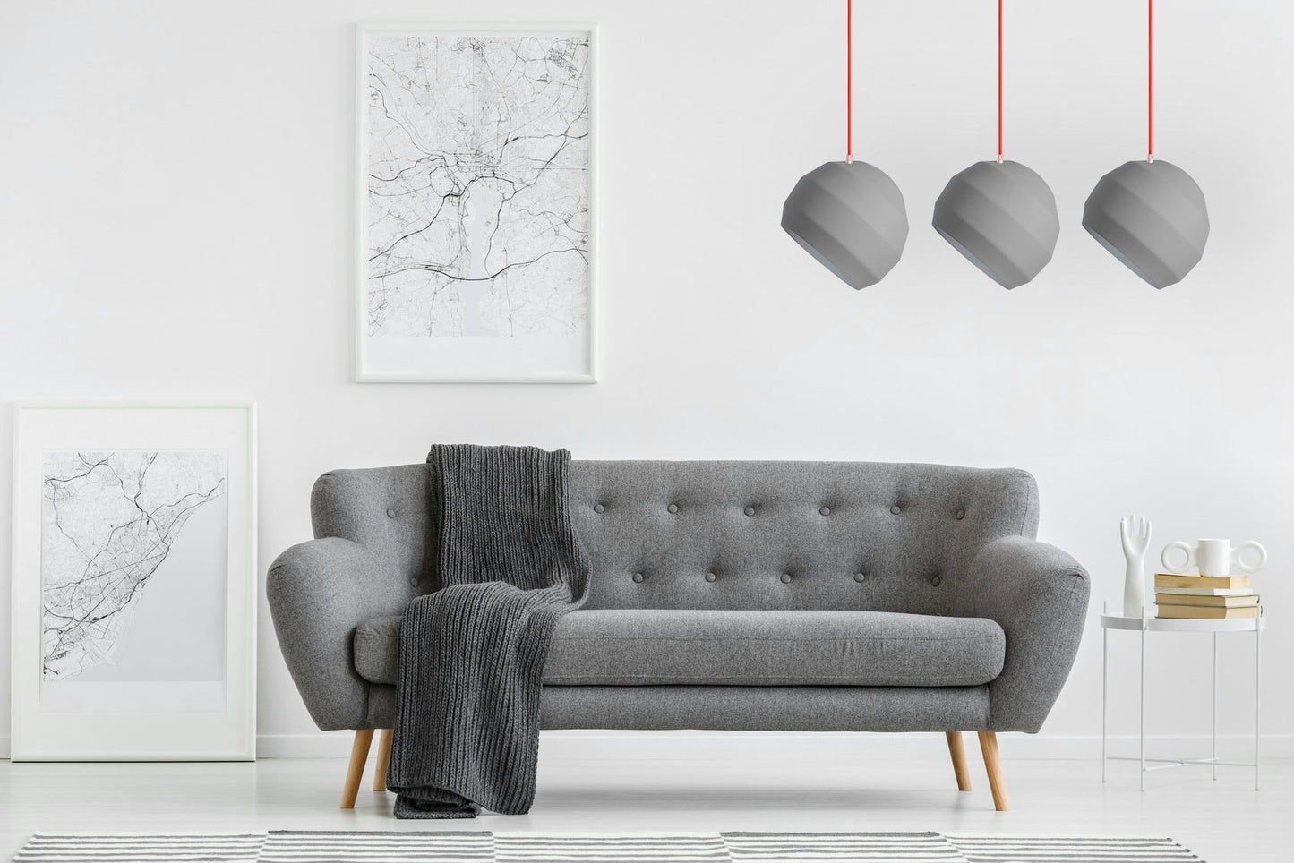 Lampă De Plafon Triplă Suspendată APP384-3CPR  5