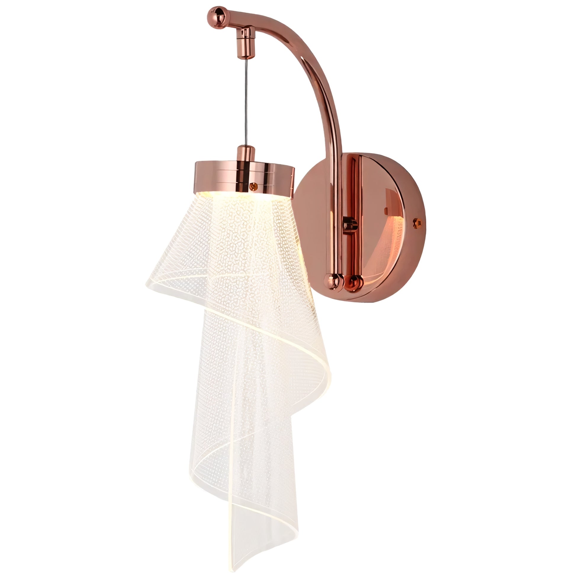 Aplica De Perete APP1766-1W Aur Roz  1