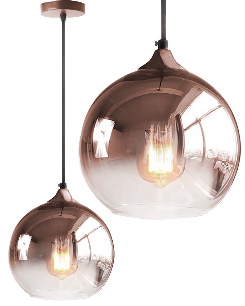 Lampa DE TAVAN din sticla APP 313-1CP Rose Gold  1